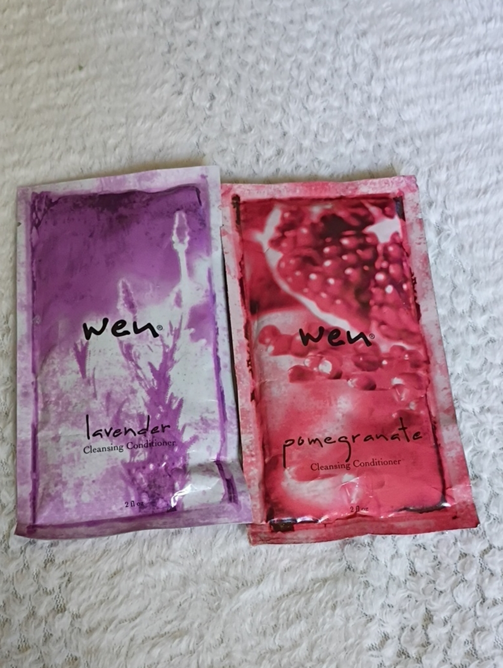 2 WEN Lavender & Pomegranate Cleansing Conditioner Sachets